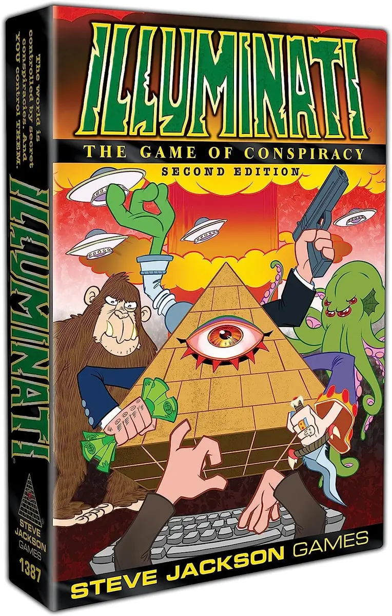 Steve Jackson Games Illuminati Second Edition Game 110 Cards | Strategy Game of World Domination - main product image
