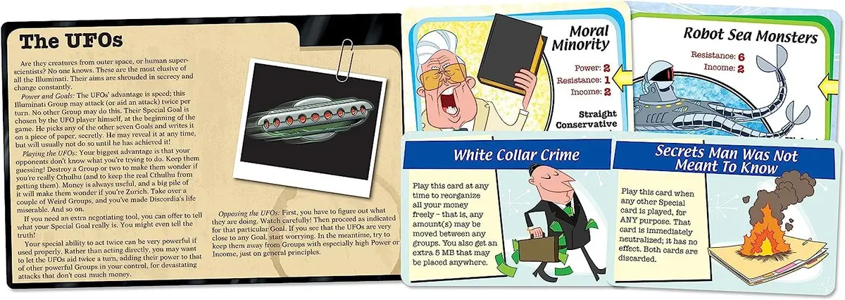 Steve Jackson Games Illuminati Second Edition Game 110 Cards | Strategy Game of World Domination - view 2