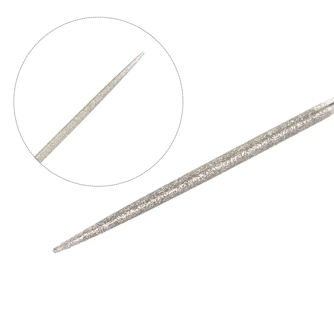 uxcell Round Diamond Needle Files 100mm (4-inch) 150 Grit, 5-Piece Set | Precision Grinding & Polishing for Metal, Glass, Wood, Stone - view 3
