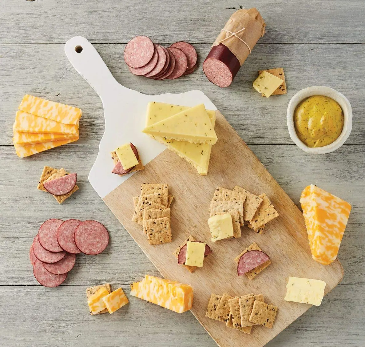 Harry & David Deluxe Meat & Cheese Gift Box, Food Basket, Charcuterie | Gourmet Assortment for Celebrations - view 4
