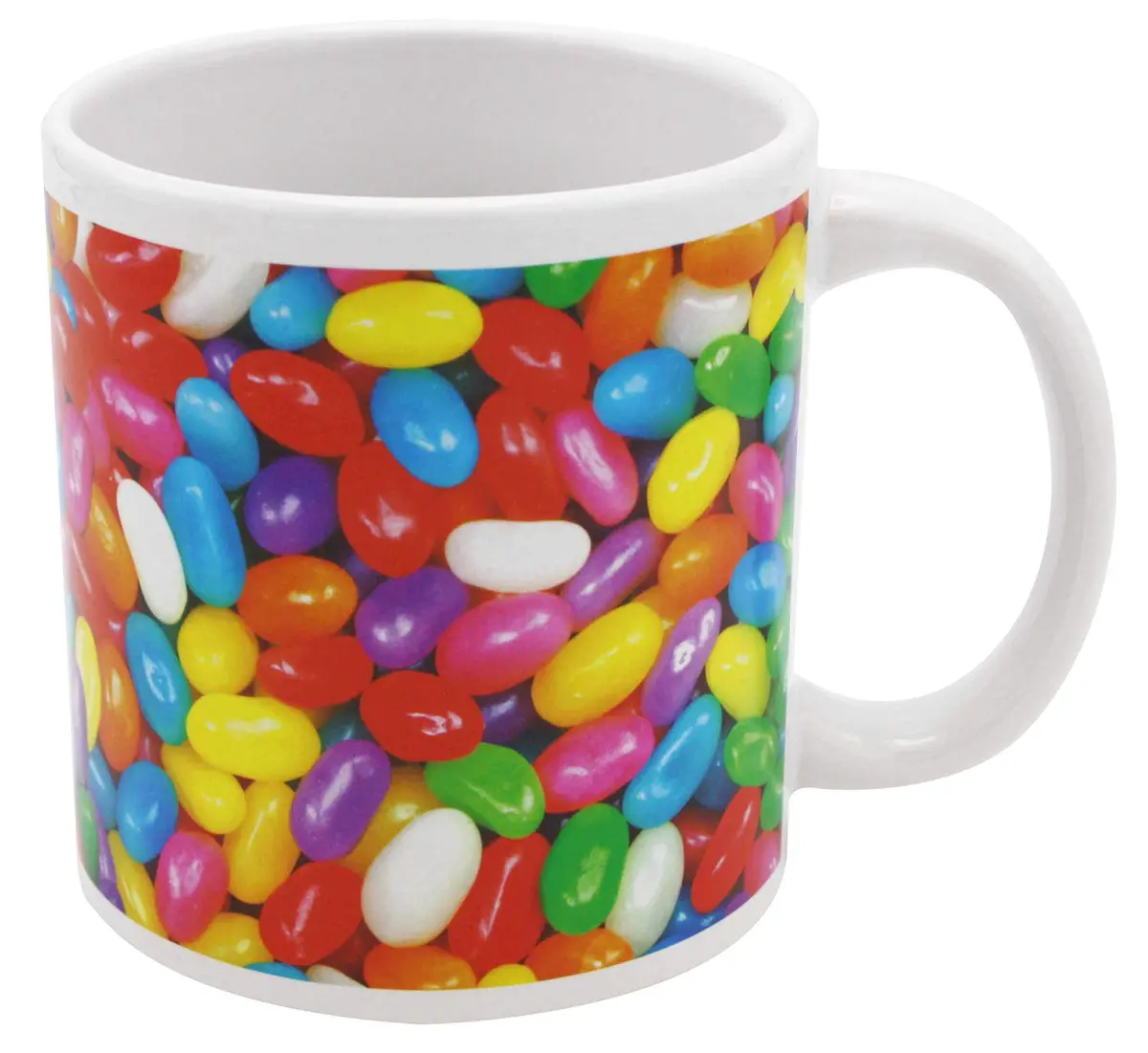 Island Dogs Giant 22 oz Jelly Bean Novelty Mug | Colorful Ceramic Drinkware for Coffee & Tea - main product image