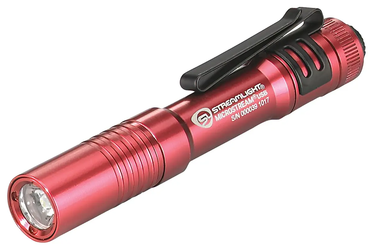 Streamlight MicroStream USB Rechargeable Flashlight 250 Lumens | Compact, Durable, Portable - main product image