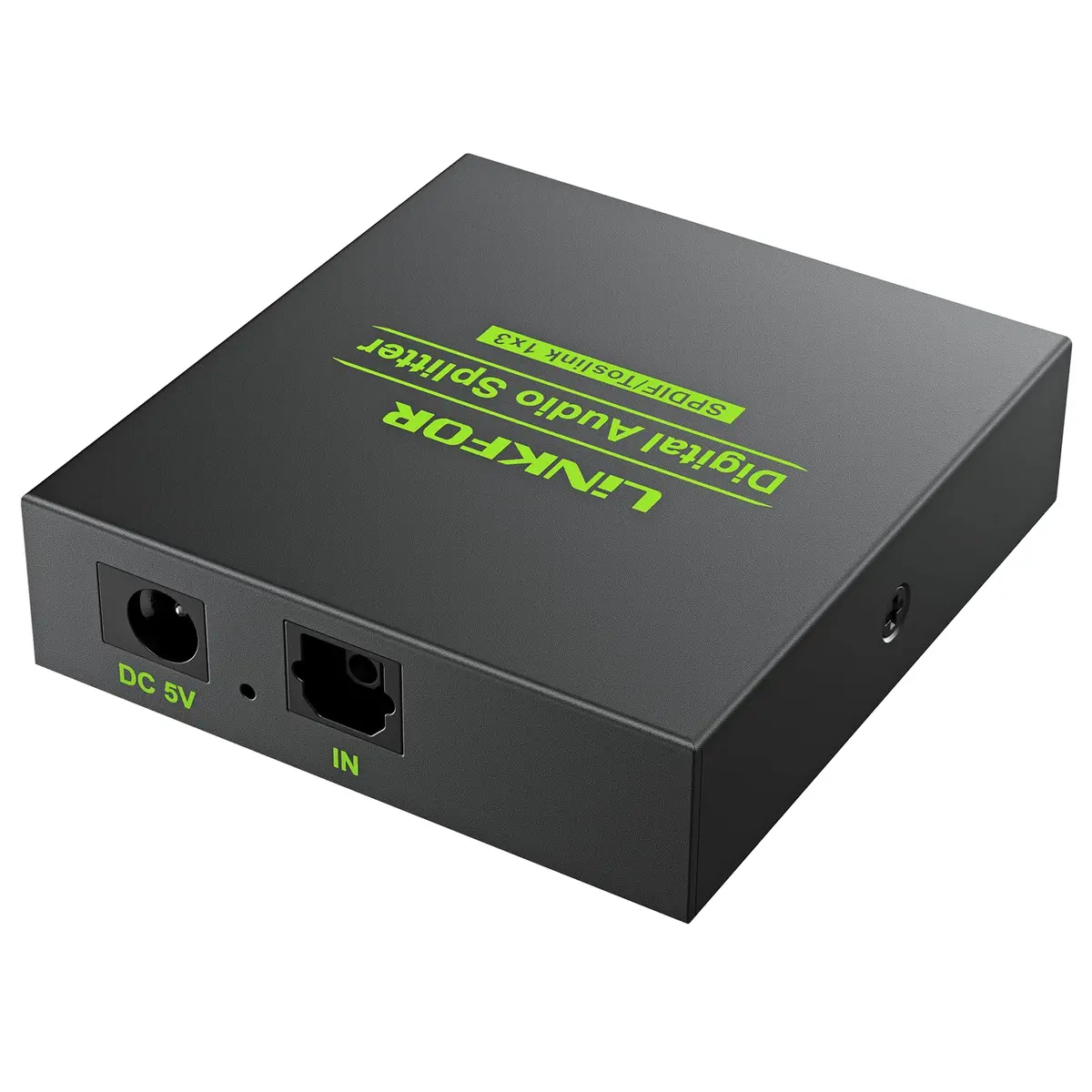 LiNKFOR Digital Optical Audio 1x3 Splitter | Supports 5.1CH Dolby-AC3 DTS, Aluminum Alloy, 40m Optical Fiber - view 8