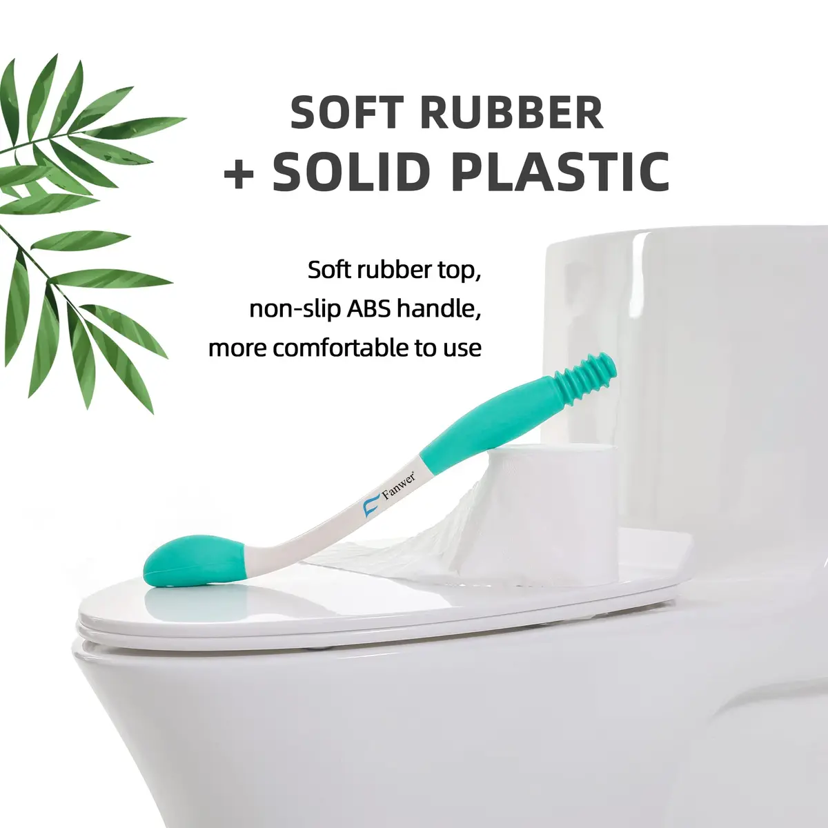 Fanwer Long Reach Comfort Wipe Toilet Aid | Extends Reach Over 15 Inches for Wiping - view 5