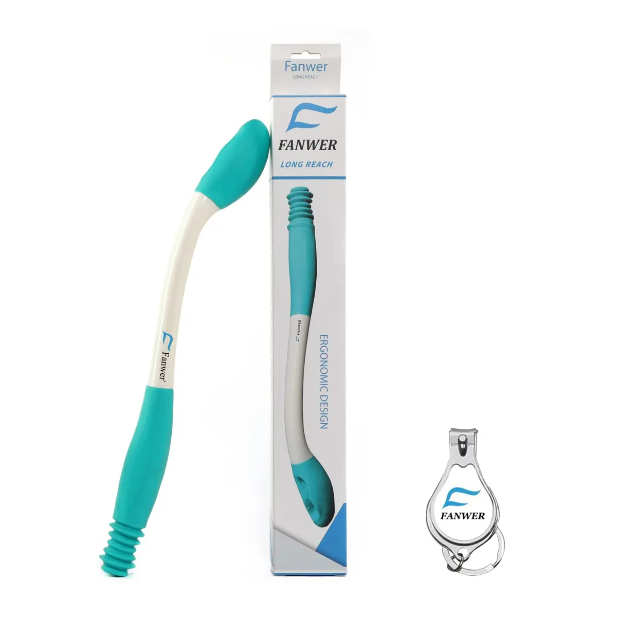 Fanwer Long Reach Comfort Wipe Toilet Aid | Extends Reach Over 15 Inches for Wiping - view 6