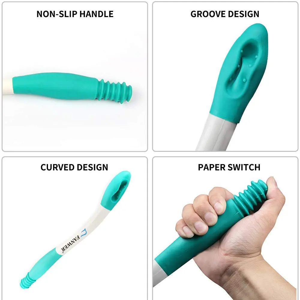 Fanwer Long Reach Comfort Wipe Toilet Aid | Extends Reach Over 15 Inches for Wiping - view 8