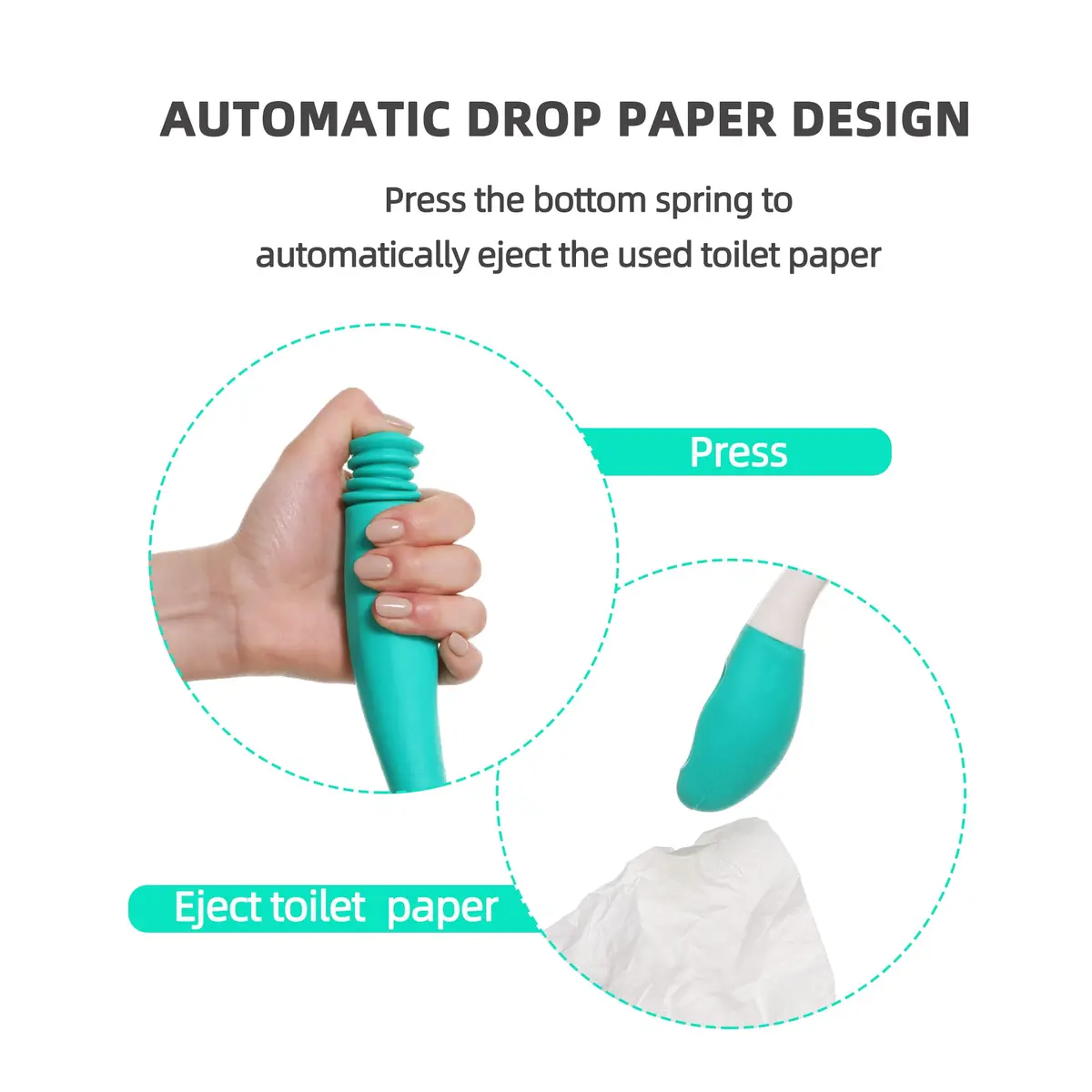 Fanwer Long Reach Comfort Wipe Toilet Aid | Extends Reach Over 15 Inches for Wiping - view 2