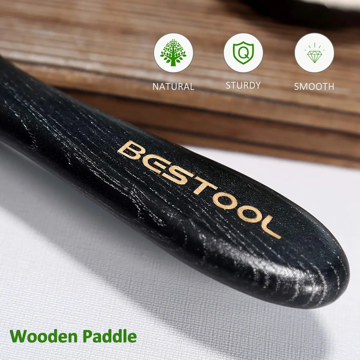 BESTOOL Hair Brush, Paddle Detangler with Metal Bristles | All Hair Types Wet & Dry - view 3
