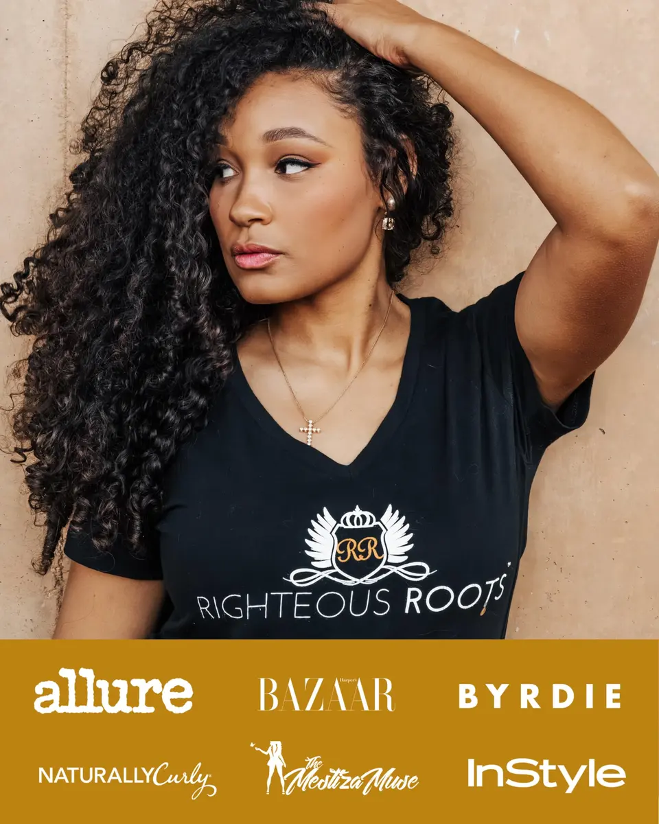 Righteous Roots Rx Hair Oil for Hair Growth, Anti Frizz & Thickening | 4 fl oz (Previously Hair RX) - view 9
