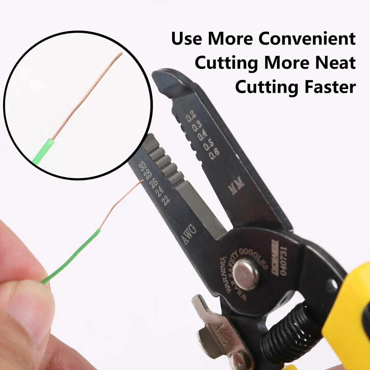 DOWELL Wire Stripper Tool 22-30 AWG | Precision Cutting & Stripping for Electronics - view 2