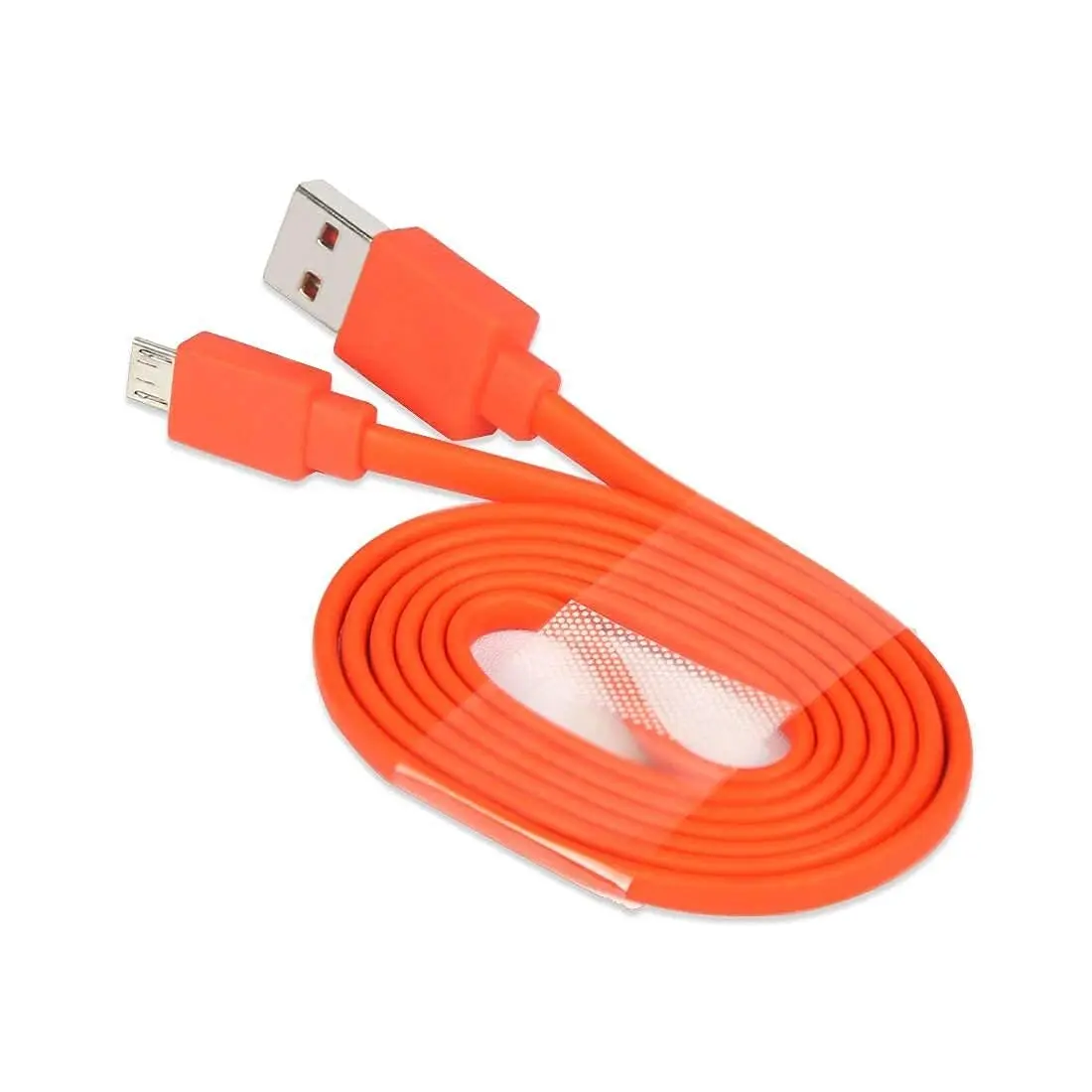 Koffmon Flip4 Micro USB Flat Cable 3.3ft Orange | Fast Charging & Compatibility - main product image