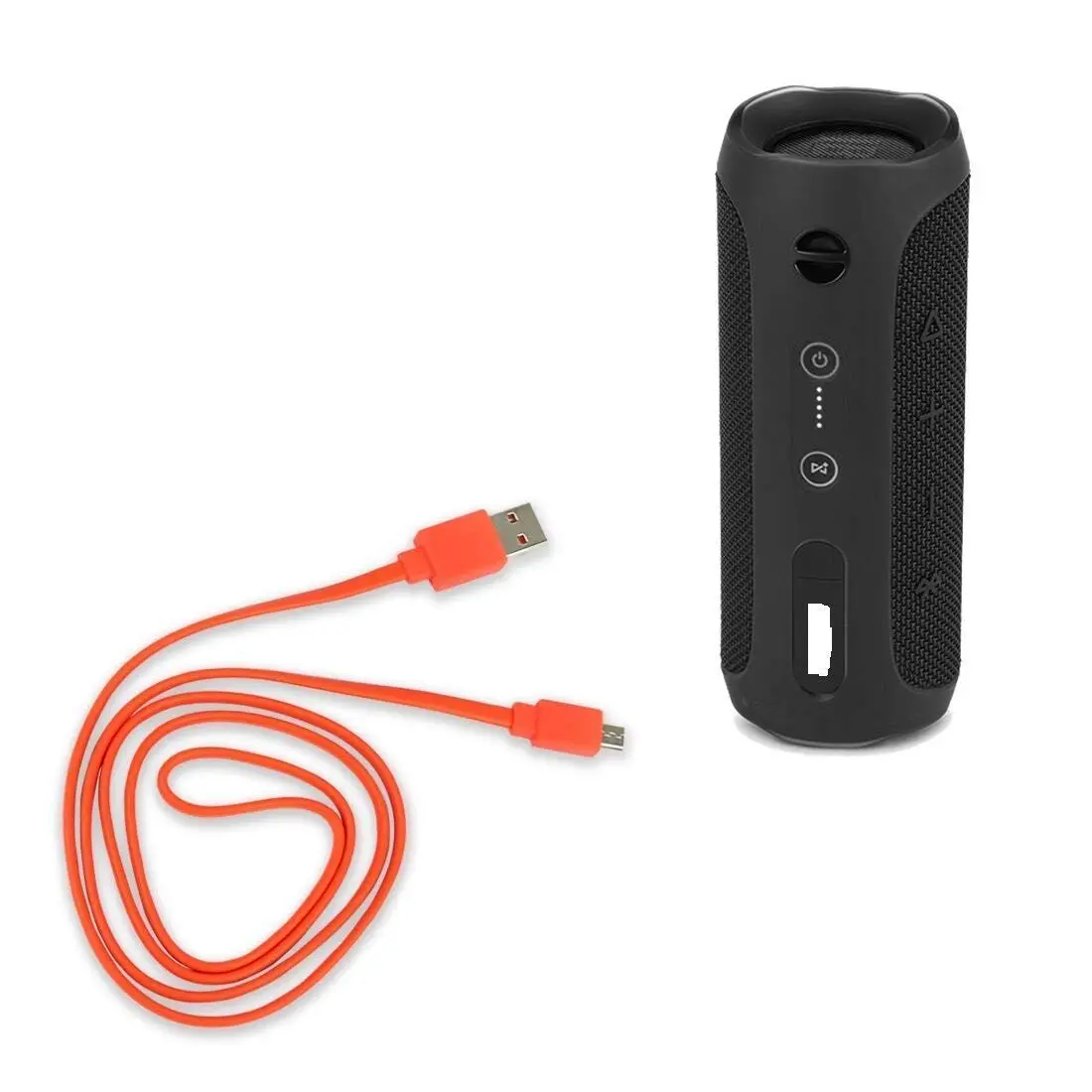 Koffmon Flip4 Micro USB Flat Cable 3.3ft Orange | Fast Charging & Compatibility - view 5