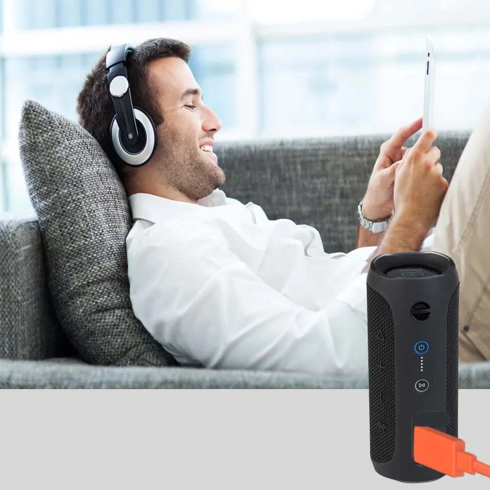Koffmon Flip4 Micro USB Flat Cable 3.3ft Orange | Fast Charging & Compatibility - view 3