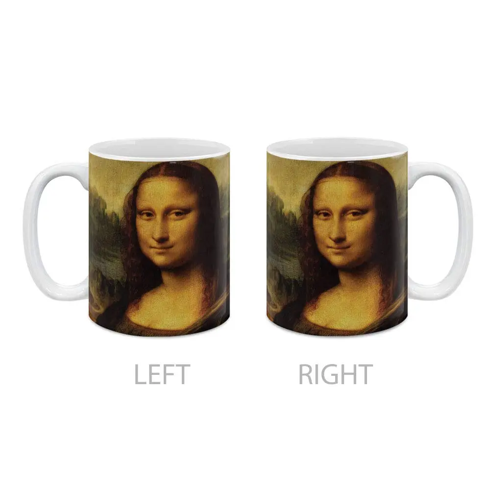 MUGBREW Mona Lisa Leonardo Da Vinci Ceramic Coffee Mug 325ml (11 OZ) | Classic Art Imported for India - view 2