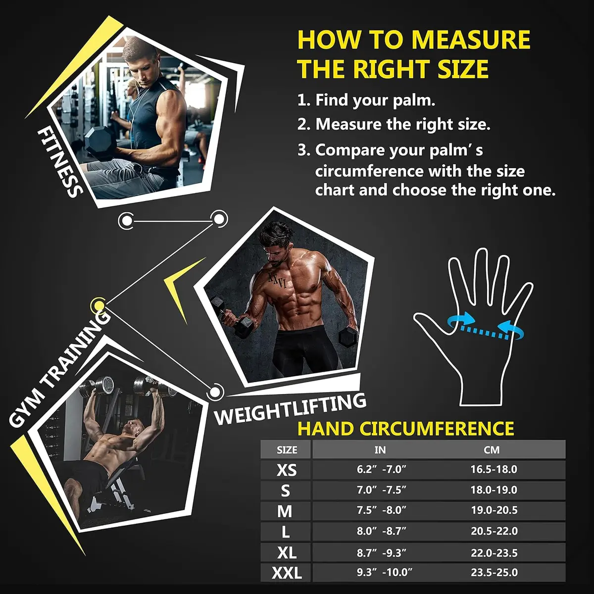 ihuan Ventilated Weight Lifting Gym Workout Gloves with Wrist Wrap Support, Large | Full Palm Protection & Breathable Microfiber - view 5