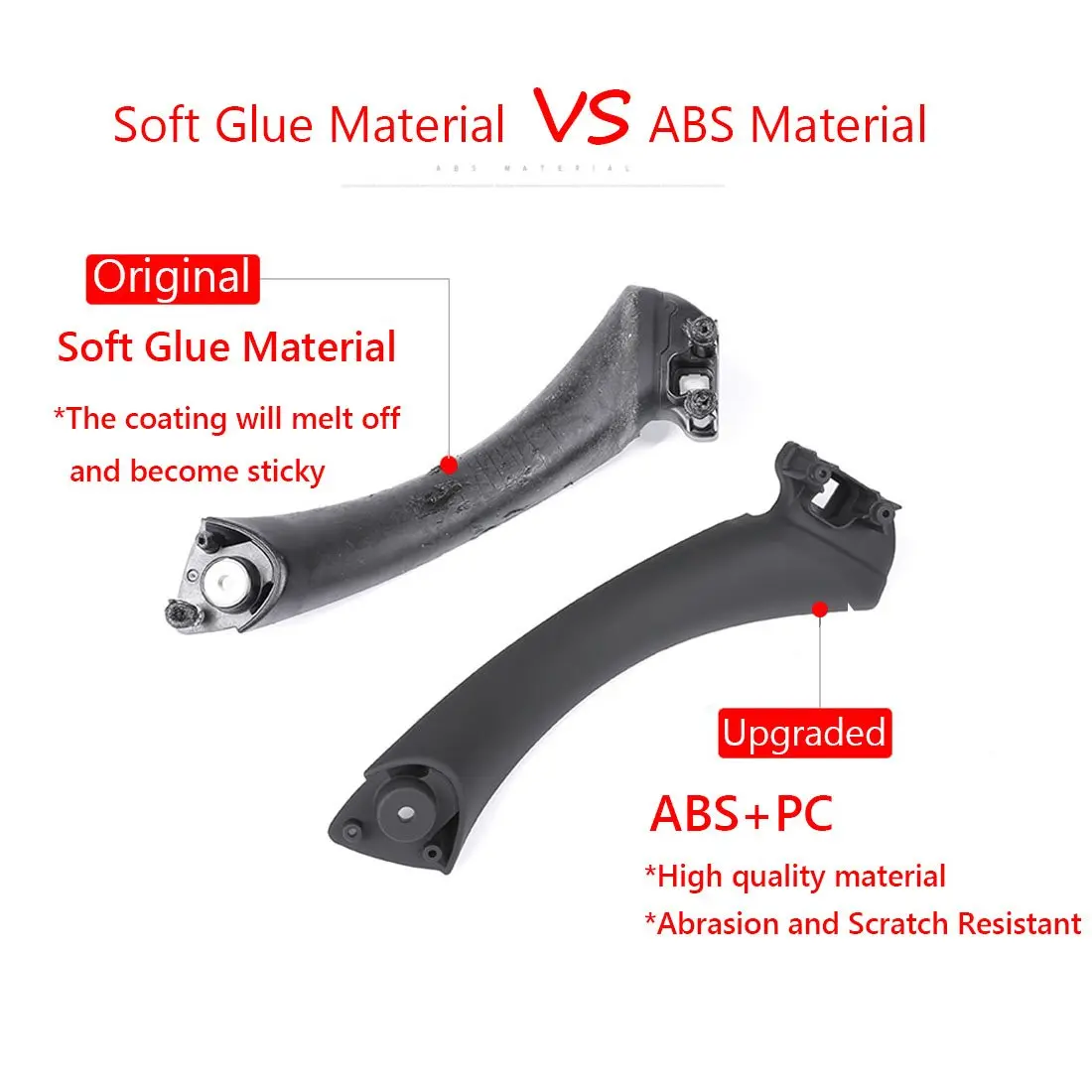 Jaronx Compatible with BMW 3 Series E90/E91 Door Pull Handle | Durable OEM Replacement for Right Side (68g, Brushed Finish) - view 5
