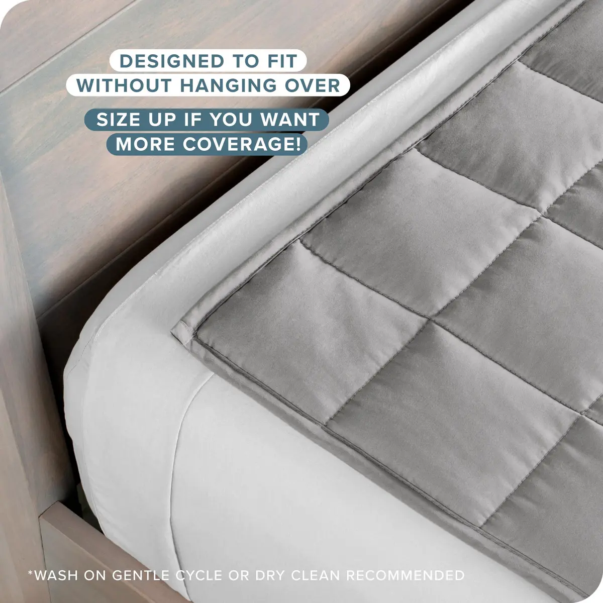 Bare Home Cotton Weighted Blanket 40" x 60" | 10 lbs for Sleep & Relaxation - view 3