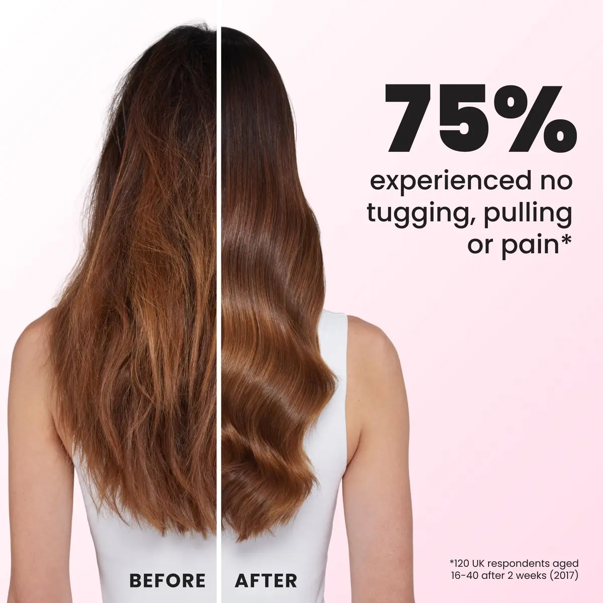 Tangle Teezer Ultimate Detangler Brush, Millennial Pink | Detangles Wet & Dry Hair, Reduces Breakage - view 6