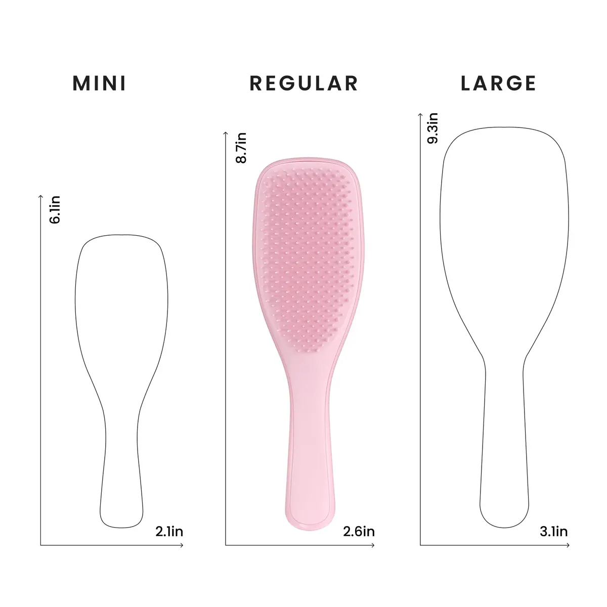 Tangle Teezer Ultimate Detangler Brush, Millennial Pink | Detangles Wet & Dry Hair, Reduces Breakage - view 8
