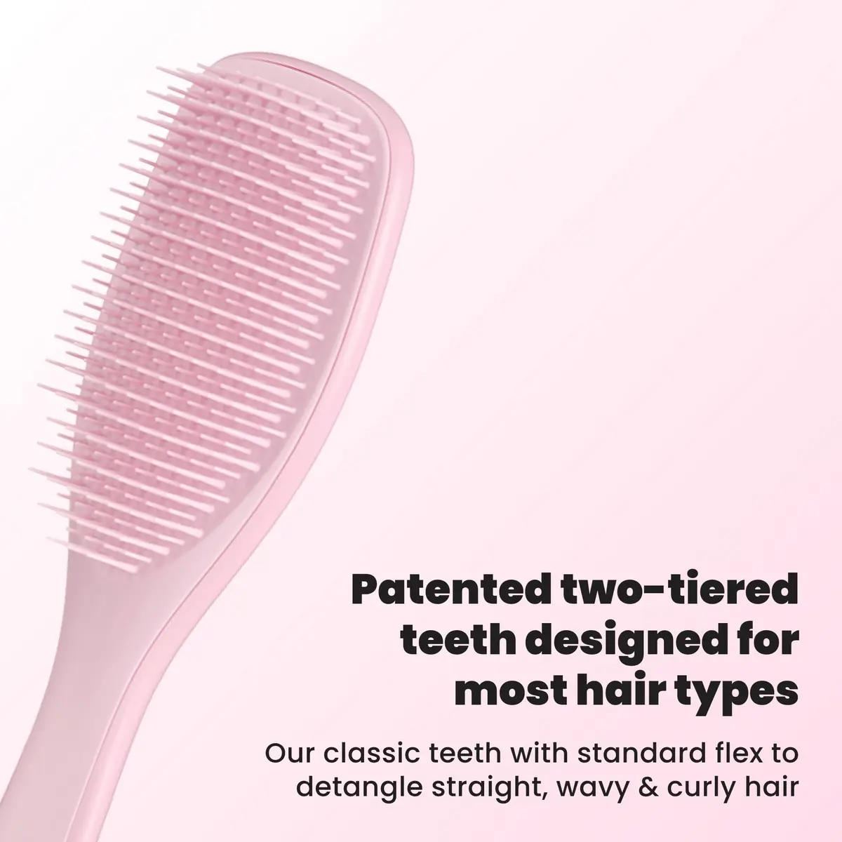 Tangle Teezer Ultimate Detangler Brush, Millennial Pink | Detangles Wet & Dry Hair, Reduces Breakage - view 2