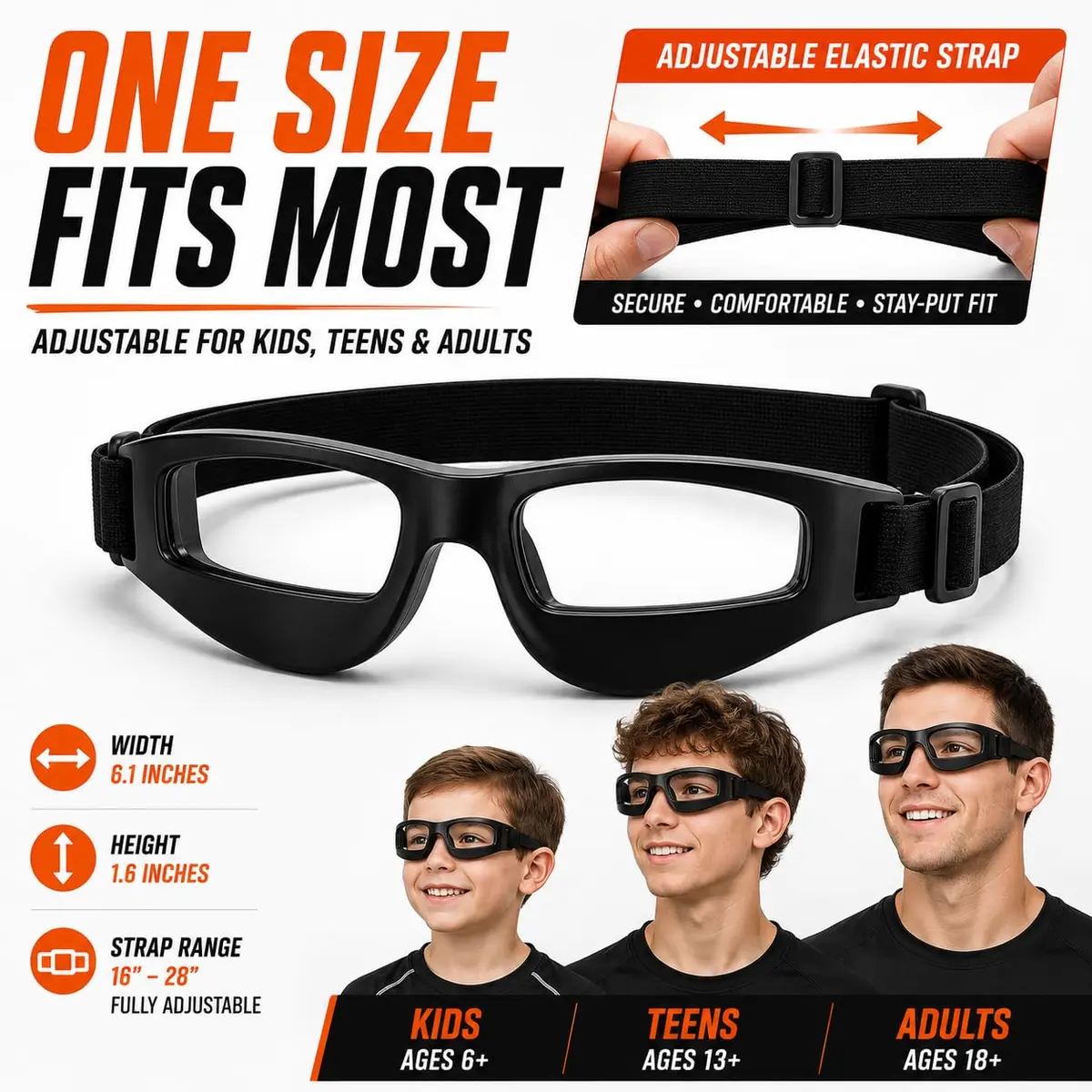 Liberty Imports Dribble Goggles Basketball Training Specs | Improve Handles & Court Awareness - view 6