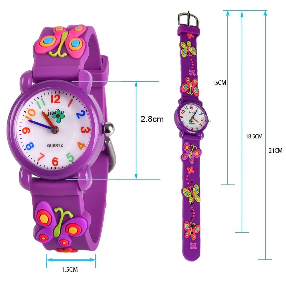 Kids Gift Kids Watch for Girls 4-13 | Waterproof Cartoon Design, Traditional Dial (18.2cm x 10mm) - view 5