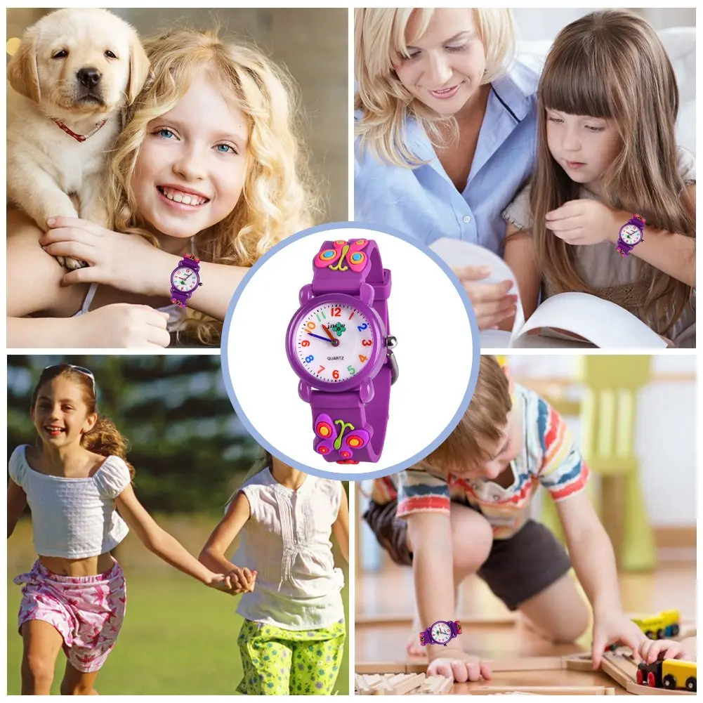 Kids Gift Kids Watch for Girls 4-13 | Waterproof Cartoon Design, Traditional Dial (18.2cm x 10mm) - view 7