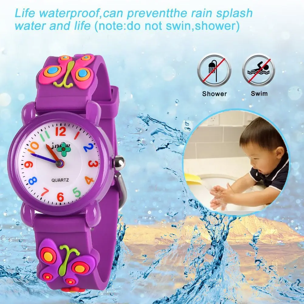 Kids Gift Kids Watch for Girls 4-13 | Waterproof Cartoon Design, Traditional Dial (18.2cm x 10mm) - view 3