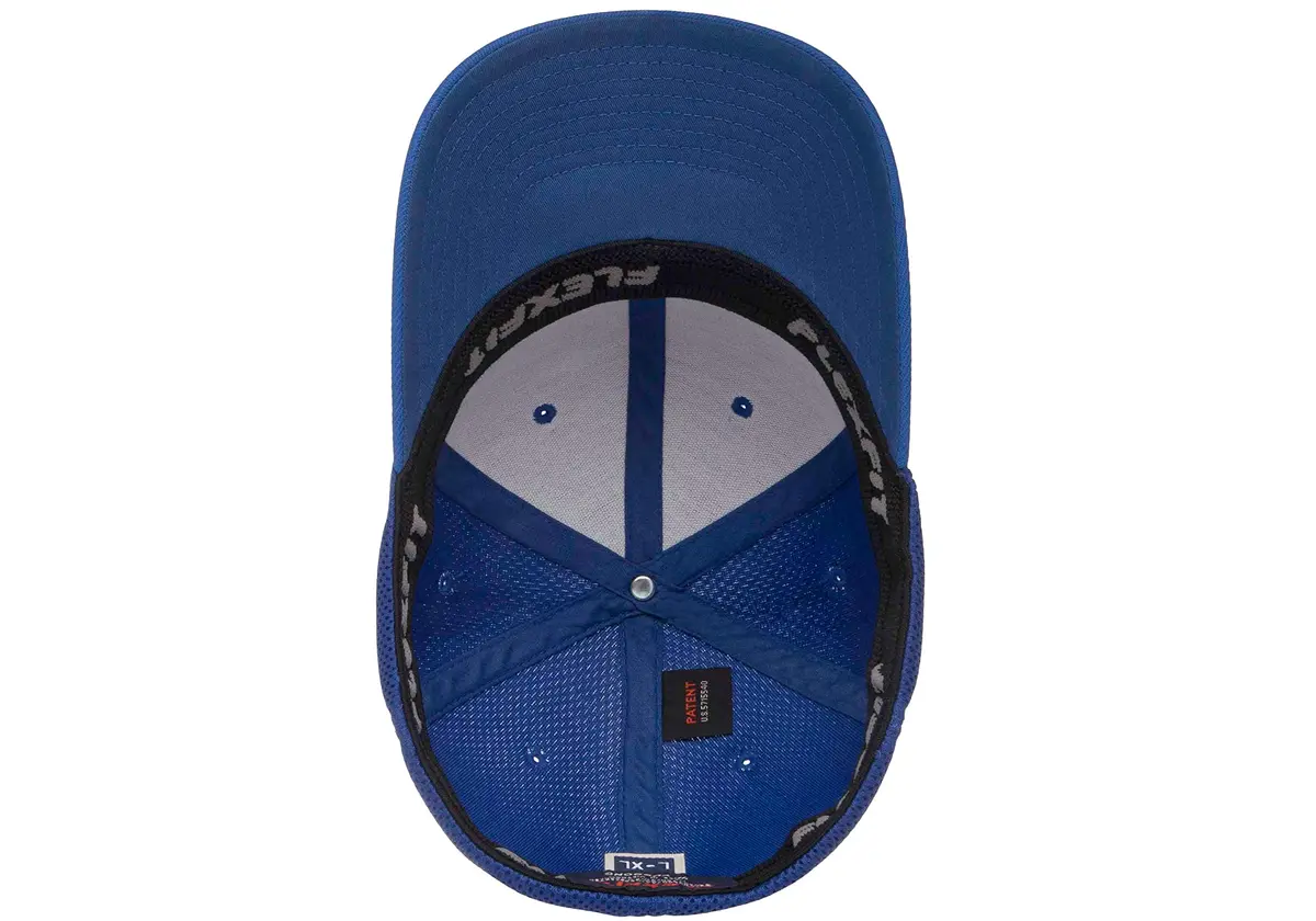 Flexfit Unisex Ultrafibre Airmesh Fitted Trucker Hat, Royal Blue, Large-X-Large | Breathable Comfort & Sun Protection - view 2