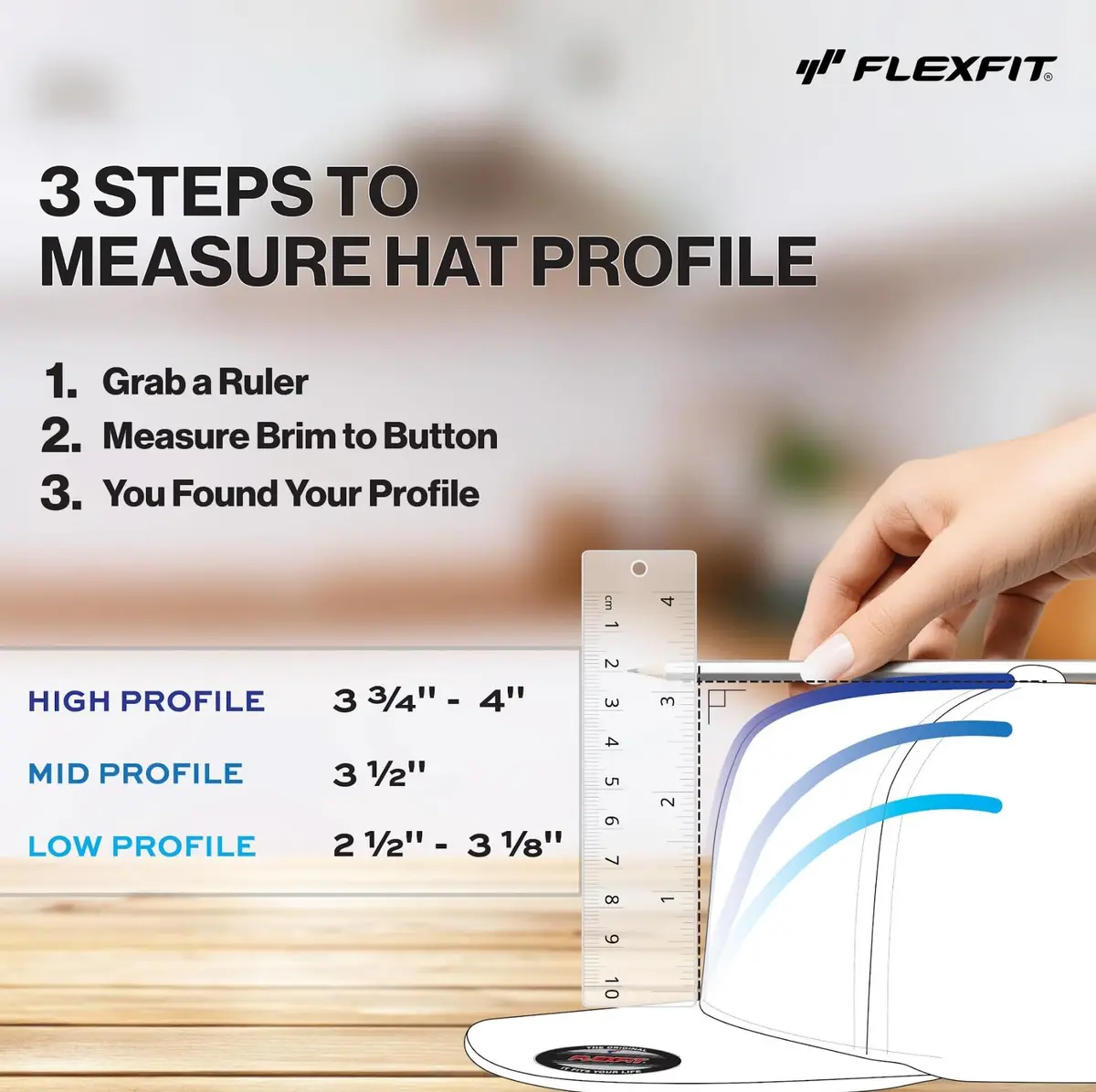 Flexfit Unisex Ultrafibre Airmesh Fitted Trucker Hat, Royal Blue, Large-X-Large | Breathable Comfort & Sun Protection - view 3