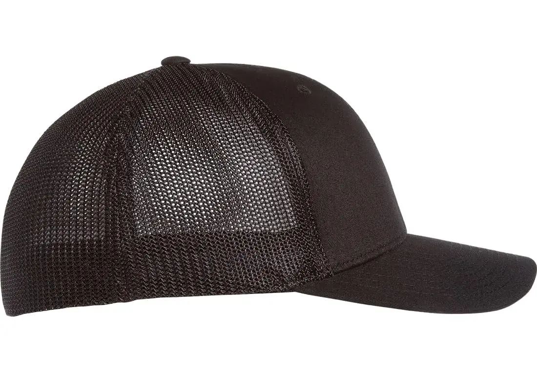 Flexfit Men's Trucker Cap, Royal/White, One Size | Breathable Mesh for All-Day Comfort - view 4