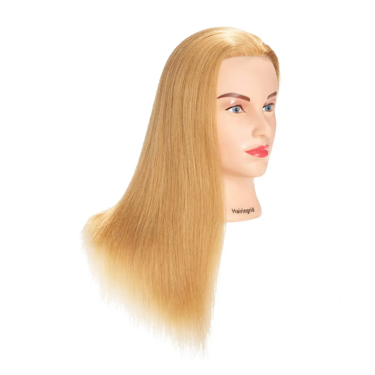 Hairingrid Mannequin Head 20"-22" Human Hair for Hair Styling & Training | Blond 27# - view 2