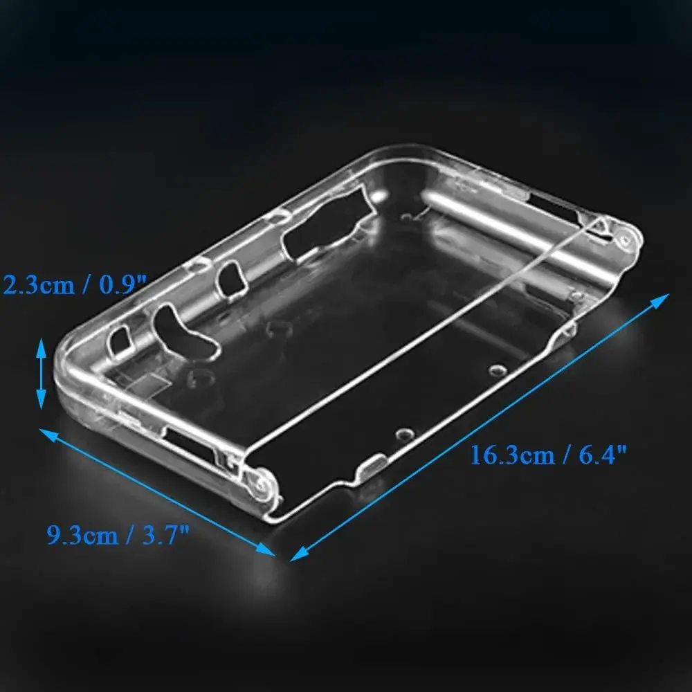 OSTENT Clear Crystal Hard Cover Case for Nintendo New 3DS XL | Scratch Resistant Polycarbonate Protection - view 6