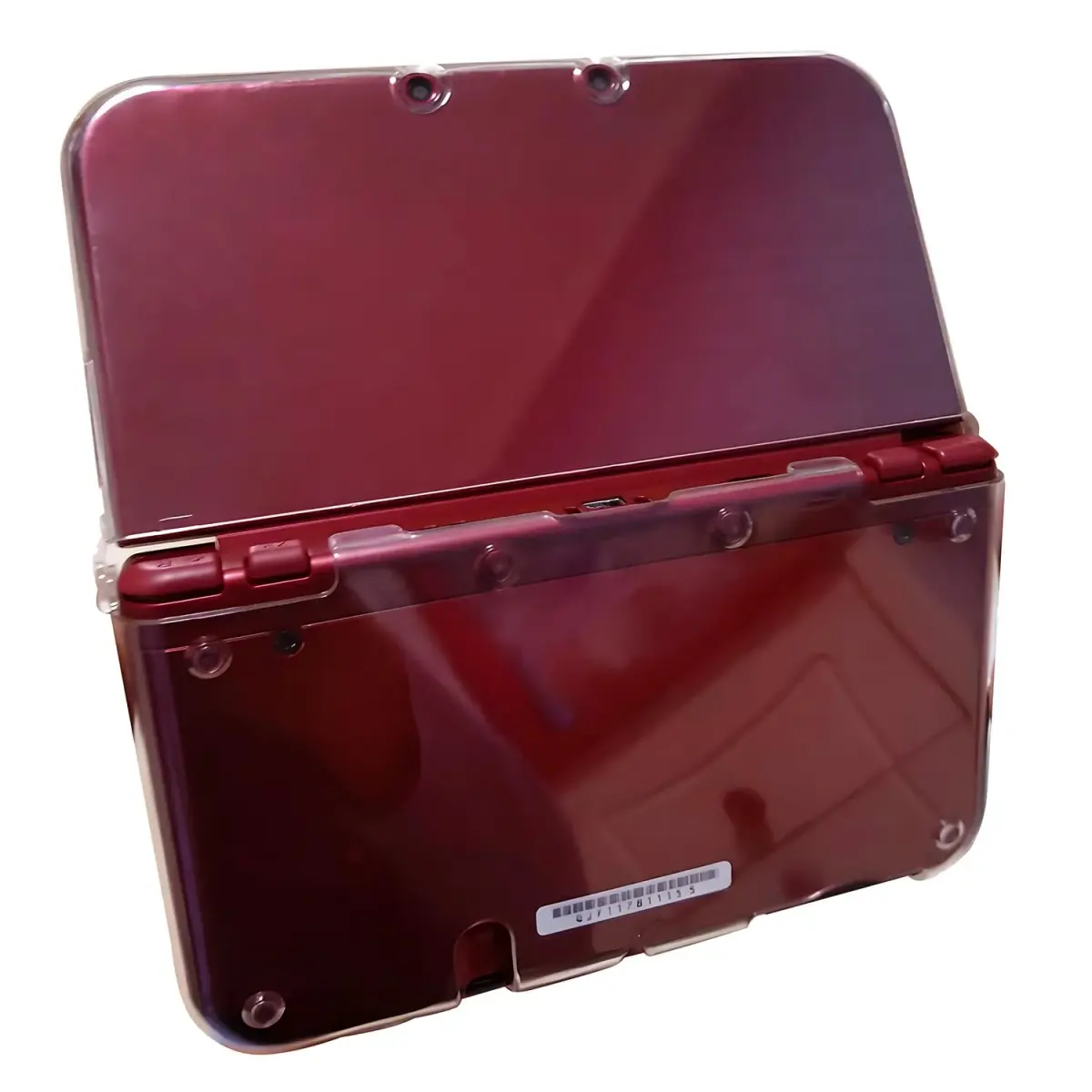 OSTENT Clear Crystal Hard Cover Case for Nintendo New 3DS XL | Scratch Resistant Polycarbonate Protection - view 3