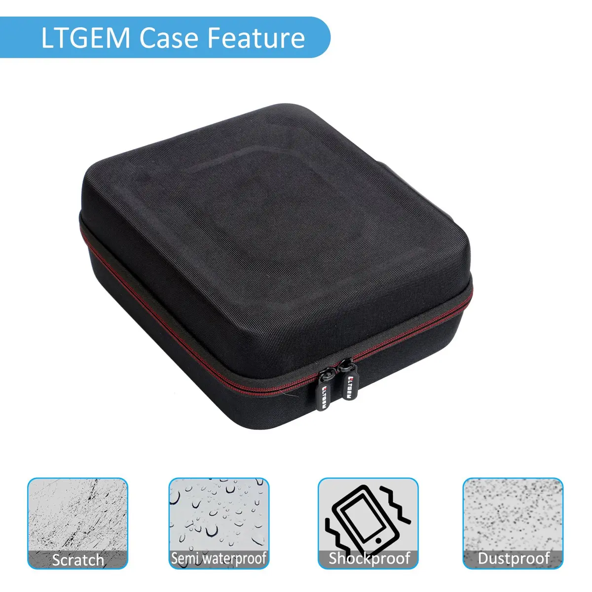 LTGEM Hard Case for Canon Selphy CP1500/CP1300 | Shock-Resistant Waterproof Travel Bag - view 6