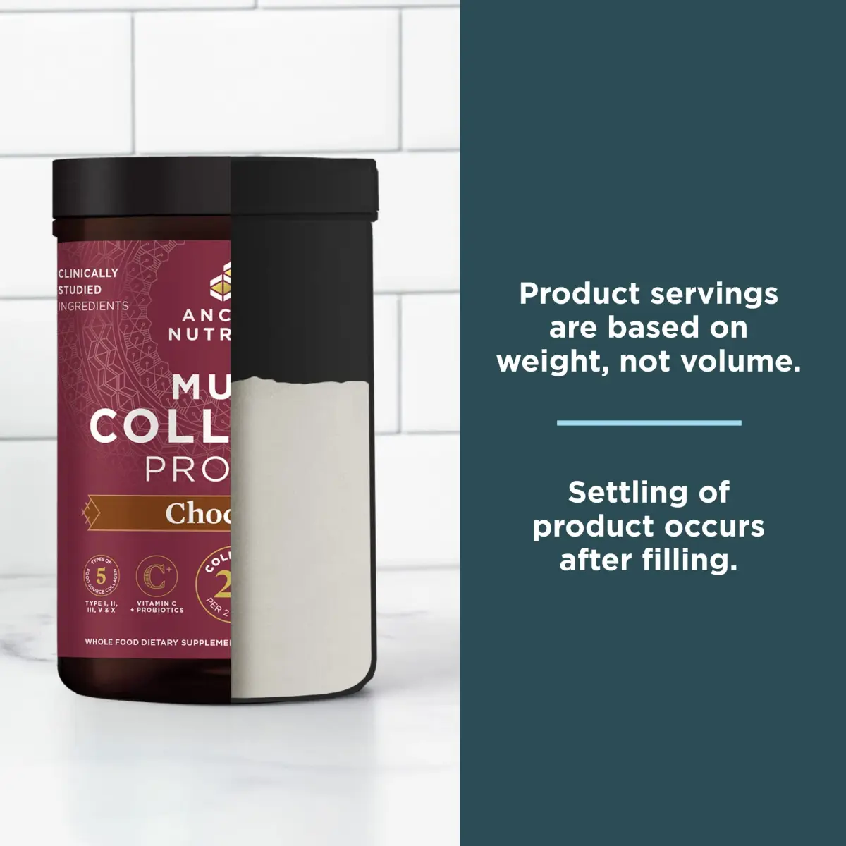 Ancient Nutrition Chocolate Multi Collagen Protein Powder with Probiotics, 40 Servings | Supports Skin, Nails, Gut Health - view 8