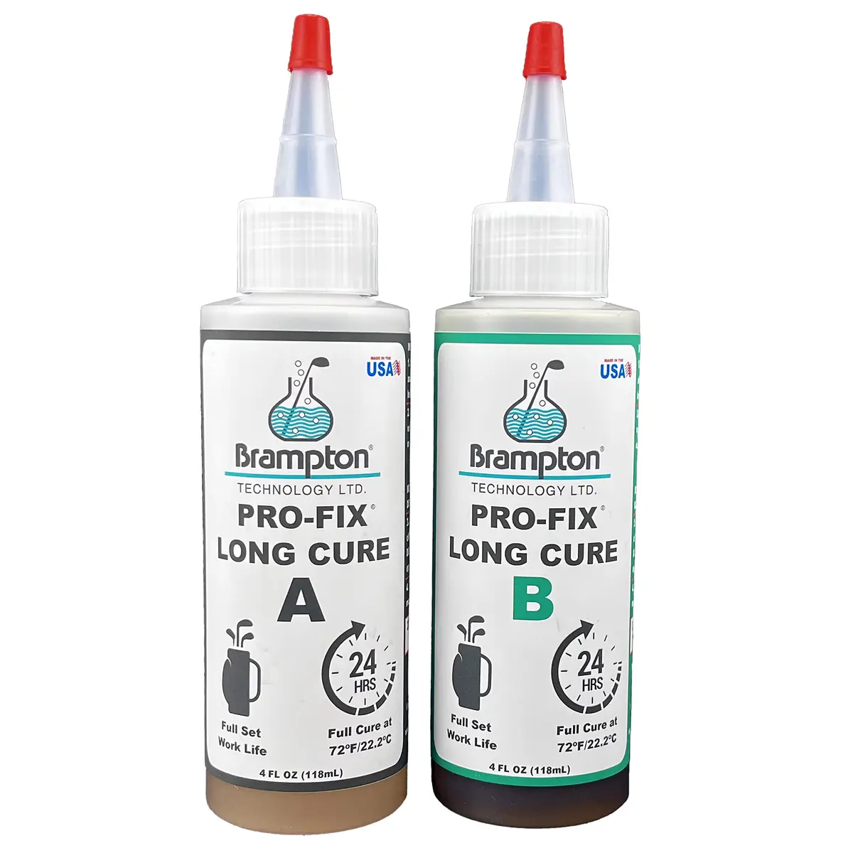 Brampton PRO-FIX Long Cure Golf Epoxy 8 oz (237 ml) | Extra Strength & Durability for All Golf Shafts, Heads, Drivers, Putters, Irons - main product image