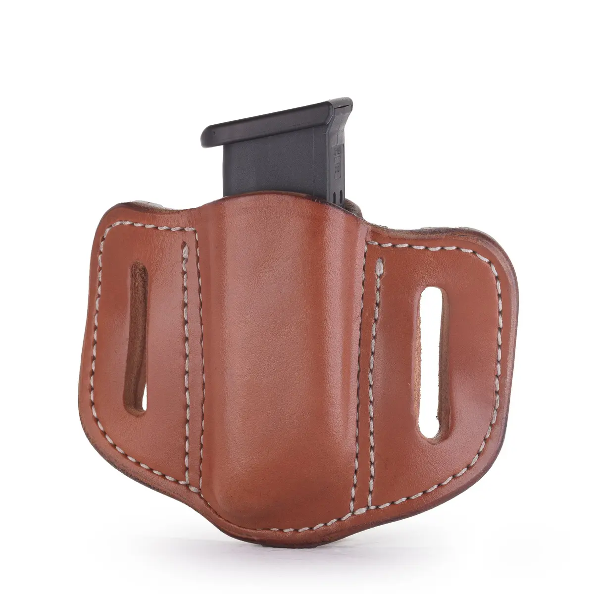 1791 GUNLEATHER Double Stack Magazine Holster, OWB 9mm Leather Mag Pouch | Concealed Carry Comfort & Durability - main product image