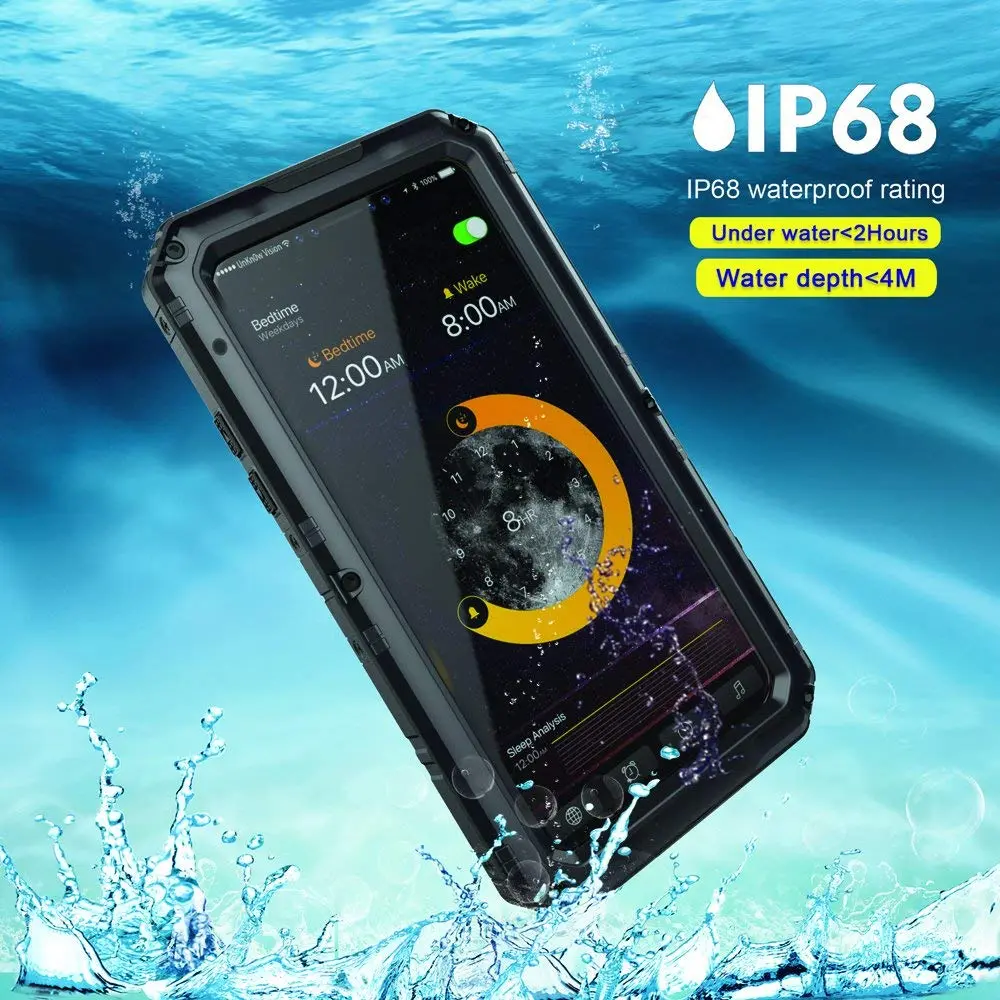 Beasyjoy Heavy Duty Metal Case for iPhone X/XS (5.8 inch) | Full Body Protection with Built-in Screen - view 7