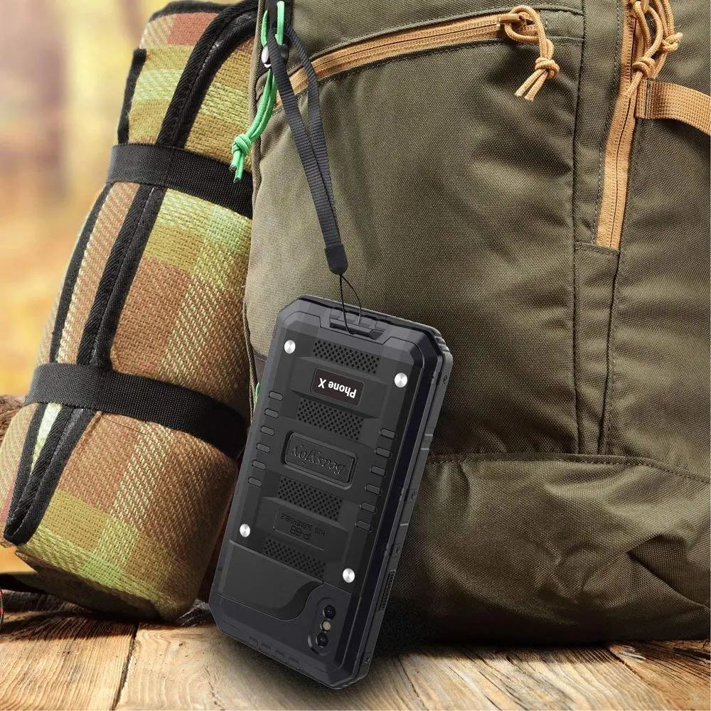 Beasyjoy Heavy Duty Metal Case for iPhone X/XS (5.8 inch) | Full Body Protection with Built-in Screen - view 8
