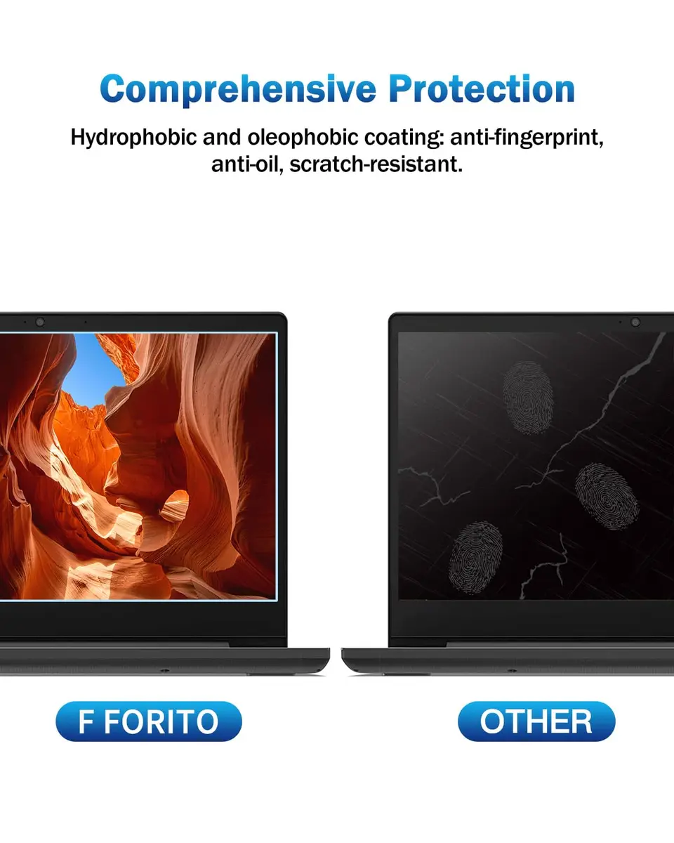 F FORITO Blue Screen Protector for 15.6 Inch Laptops | Anti Glare & Eye Protection (70-120c) - view 6