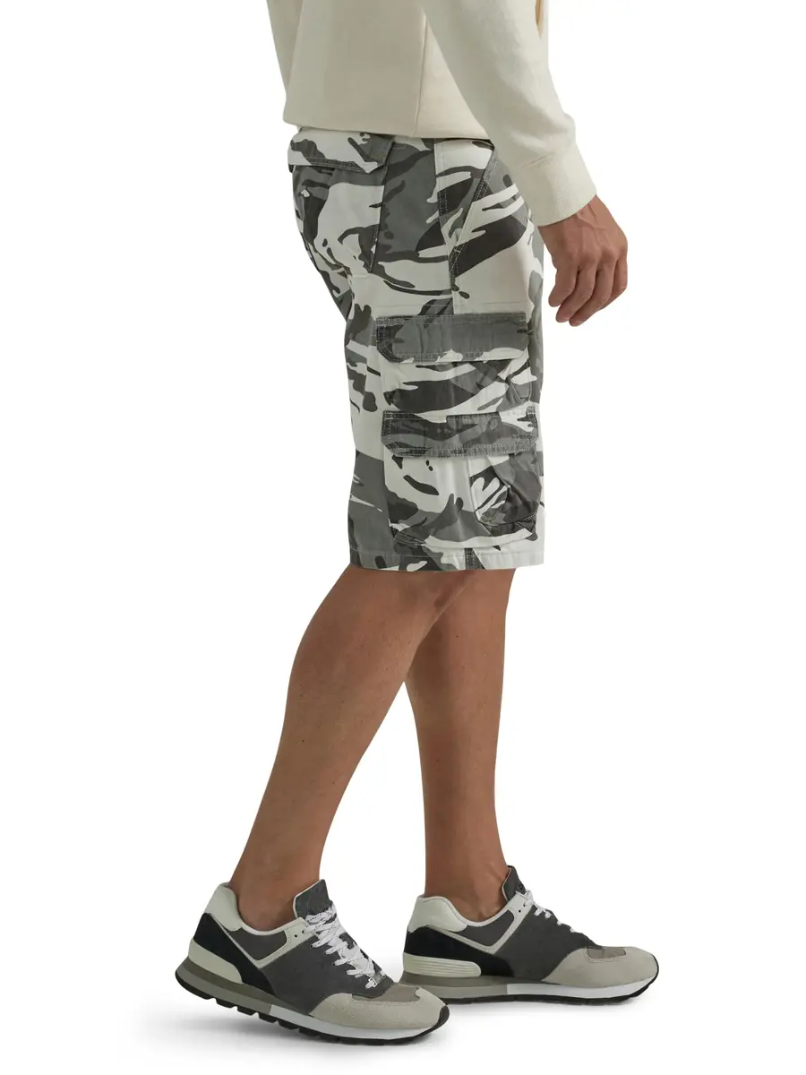 Wrangler Authentics Premium Twill Cargo Short, White Camo, 50 | Relaxed Fit, Durable Cotton, 11" Inseam - view 2