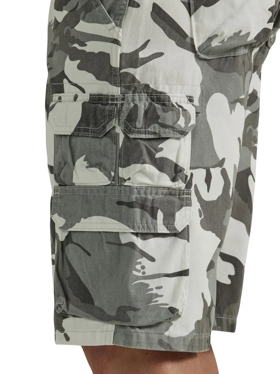 Wrangler Authentics Premium Twill Cargo Short, White Camo, 50 | Relaxed Fit, Durable Cotton, 11" Inseam - view 4