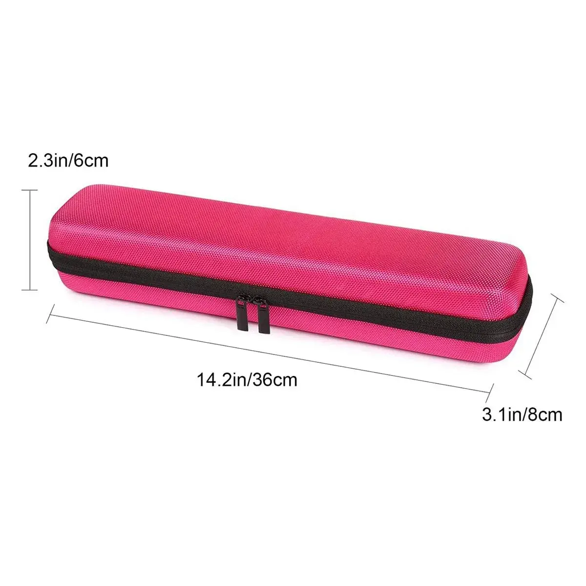 Faylapa Hard Carry Travel Case for Hair Straightener Iron Pink | Shockproof EVA Case for Styling Tools - view 2