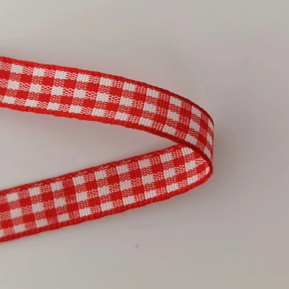 Micomon Red and White Gingham Ribbon 25 Yards | Eco-Friendly Polyester, OEKO-TEX Certified (70-120 chars) - view 7