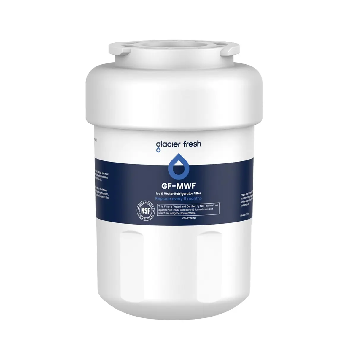 GLACIER FRESH GF-MWF Refrigerator Water Filter 220V Compatible 300 Gallons | NSF42 Certified - main product image