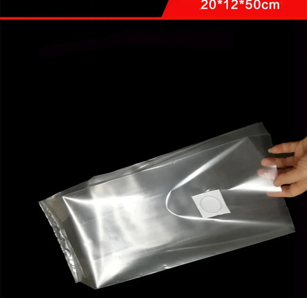 SUCOHANS Mushroom Grow Bags Large 20cm x 12cm x 50cm (8" x 5" x 19") | Autoclavable with 0.2 Micron Filter - main product image
