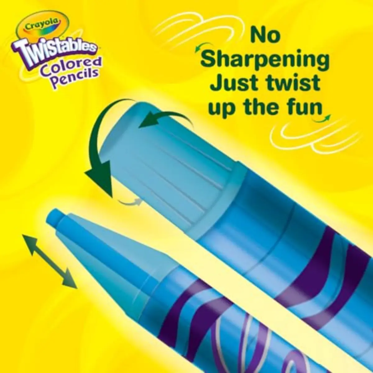 Crayola Twistables Colored Pencil Set (50ct) | No Sharpen Colored Pencils for Kids & Adults, Vibrant & Portable (4+) - view 3