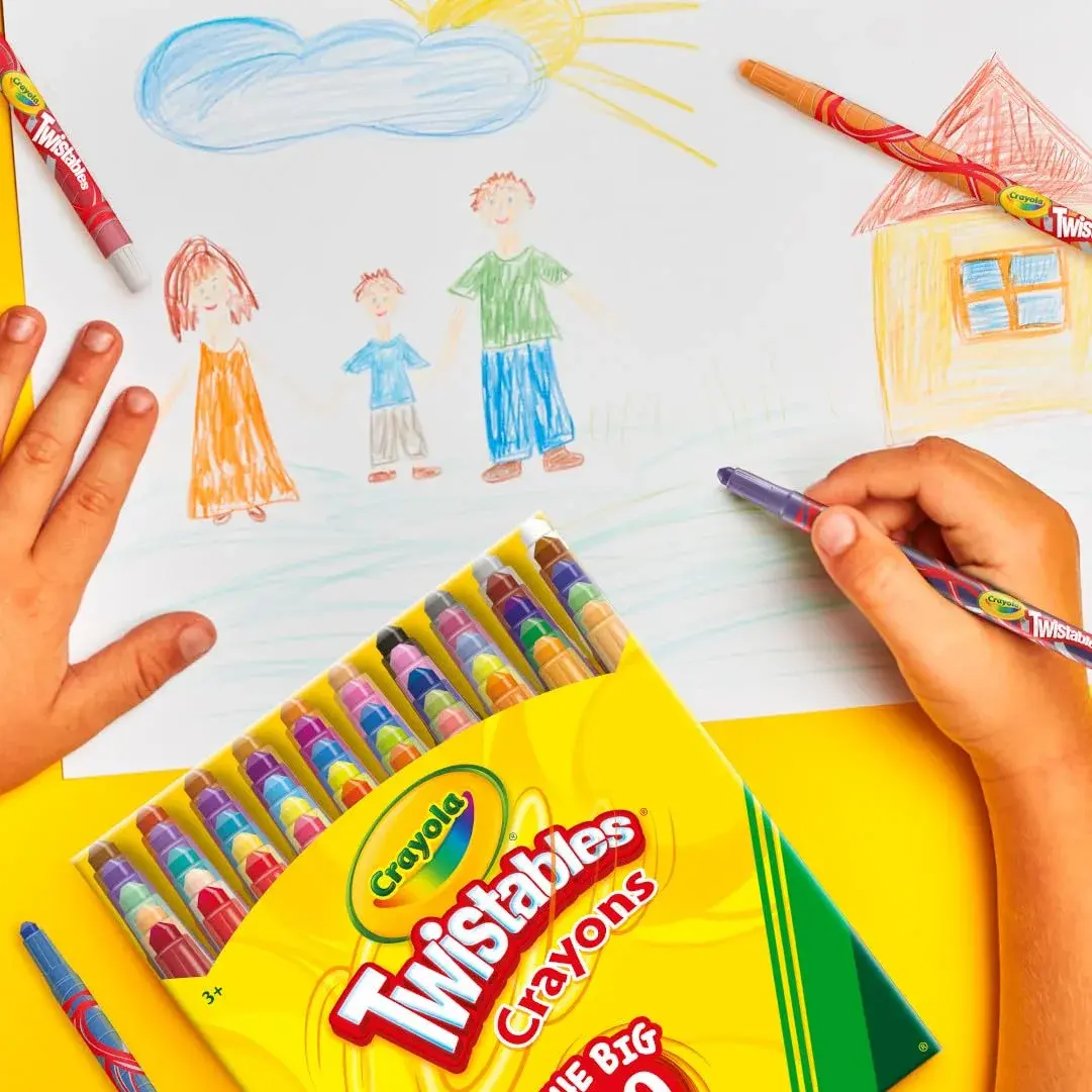 Crayola Mini Twistables Crayons 50 Count (10.8cm x 12.4cm x 6.4cm) | Non-Toxic Coloring for Kids - view 6