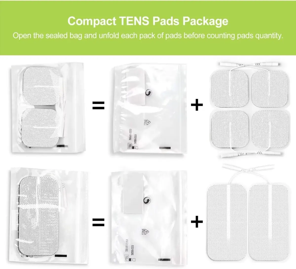 AUVON Dual Channel TENS Unit Muscle Stimulator Machine 16 Piece Set | Drug-Free Pain Relief for Shoulder, Lower Back, Knee - view 7